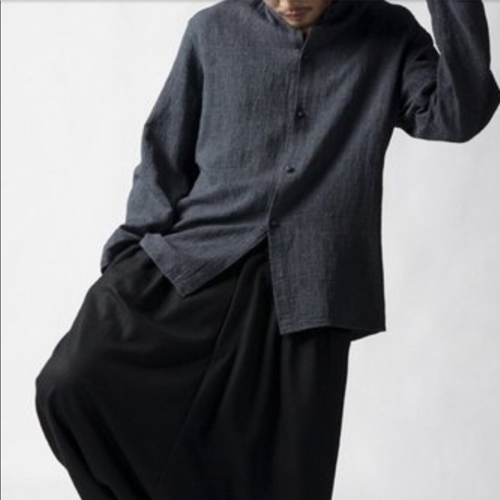 4- XL Vintage Linen Casual Loose Shirt for Men